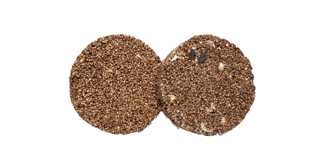 Rueda de choco amaranto con cacahuate y arándano