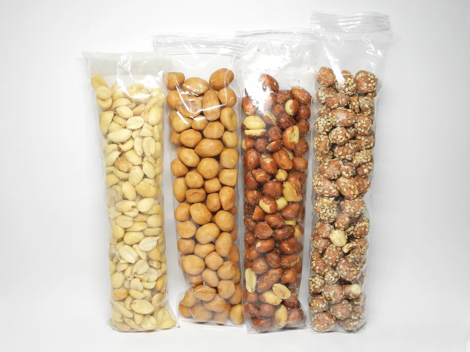 Cacahuates japonés, garapiñado, español y ajo