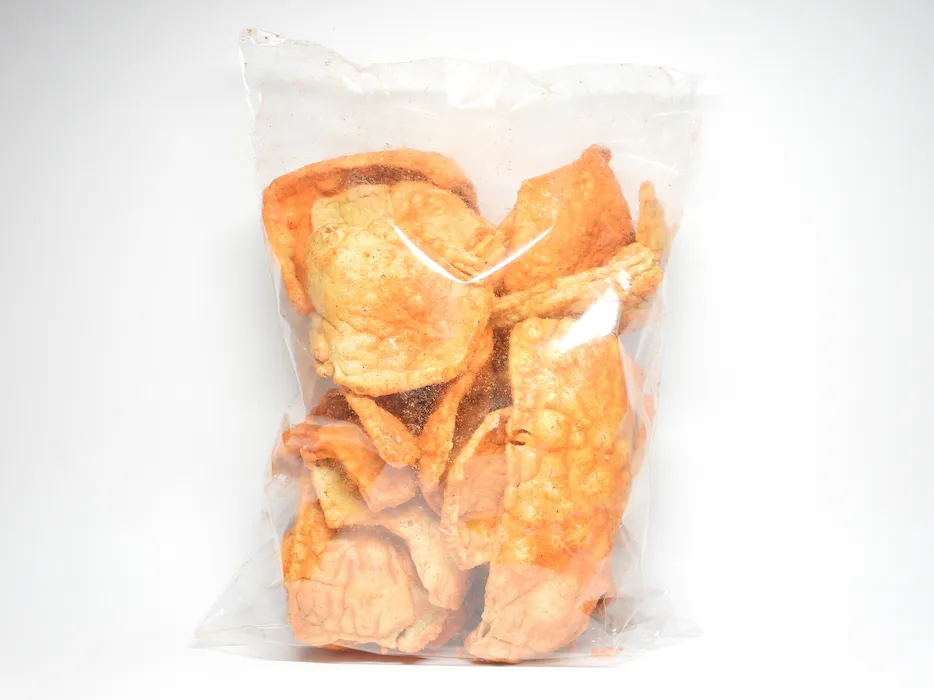 Chicharrones de amaranto sabor queso-jalapeño